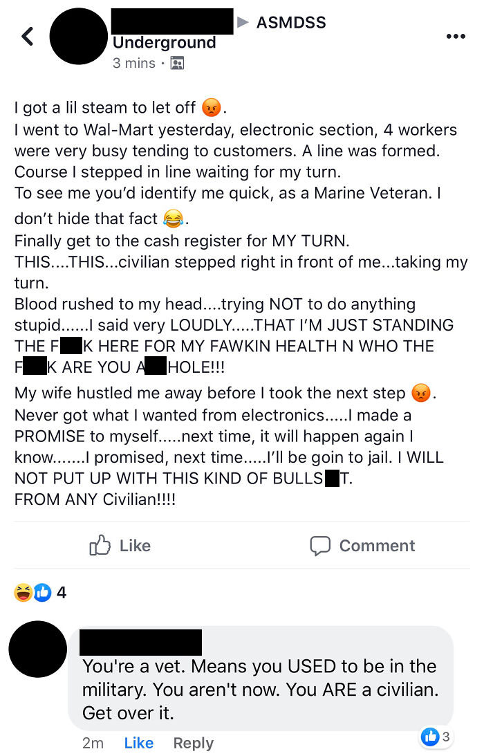 And Murdered By Words Of Another Vet