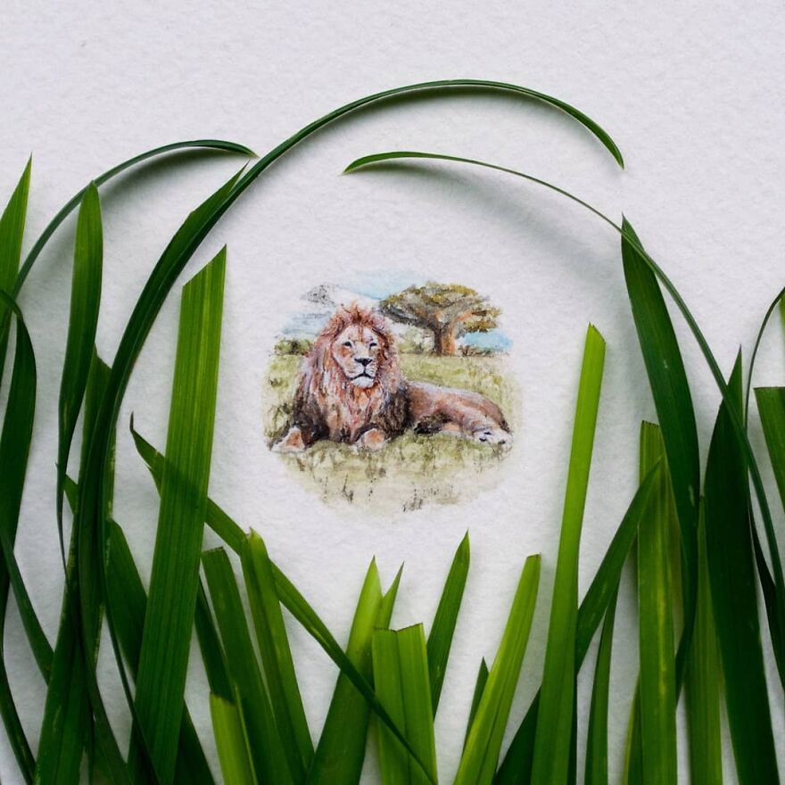 I Want You To Stop And Appreciate The Little Things In Life So I Create Miniature Paintings