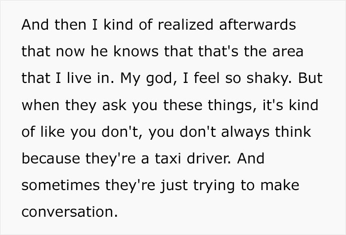 Woman Shared &lsquo;Scary&rsquo; Experience With A Taxi Driver To Try To Prevent It From Happening To Others