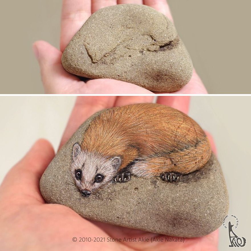 Akie Nakata, Japanese Artist Turns Stones Into Art And The Result Is Amazing (New Pics)