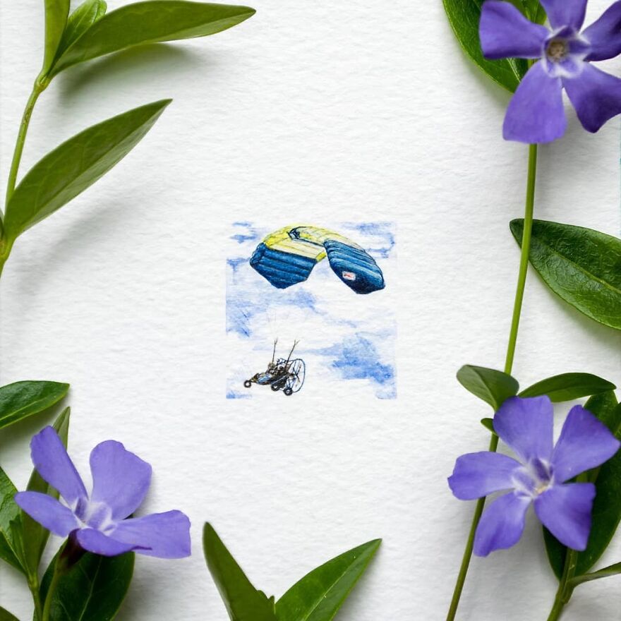 I Want You To Stop And Appreciate The Little Things In Life So I Create Miniature Paintings