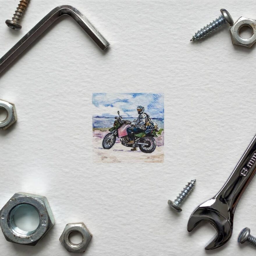 I Want You To Stop And Appreciate The Little Things In Life So I Create Miniature Paintings