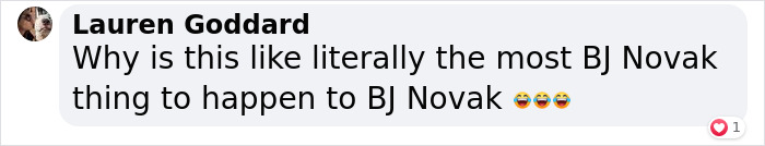 "Too Amused To Do Anything About It": B.J. Novak Finds Out His Pic Is Being Put On Various Products Around The World, Gets A Good Laugh