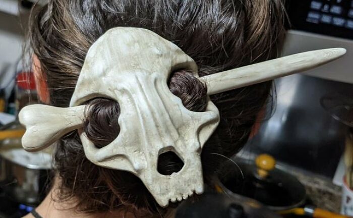 Vi esto en Thingiverse y supe que tenía que imprimir uno para mi esposa