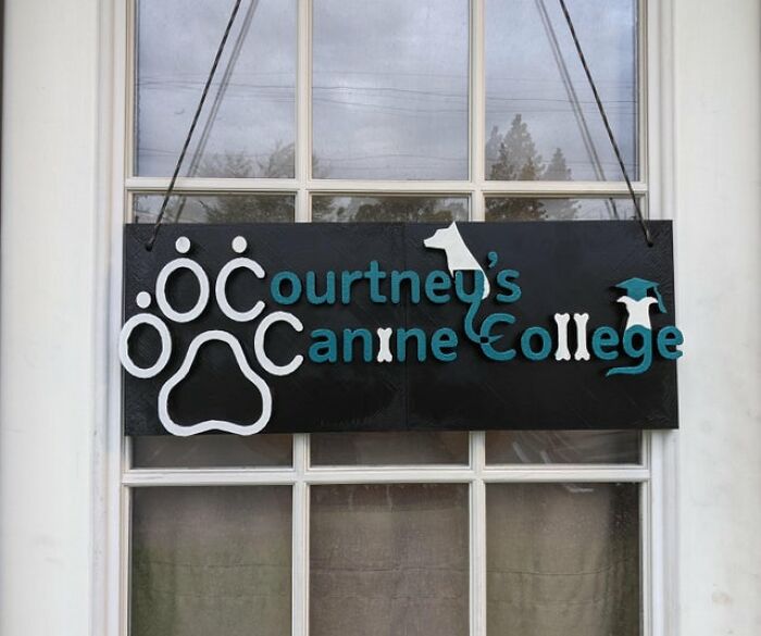 Cartel que imprimí para el negocio de mi novia