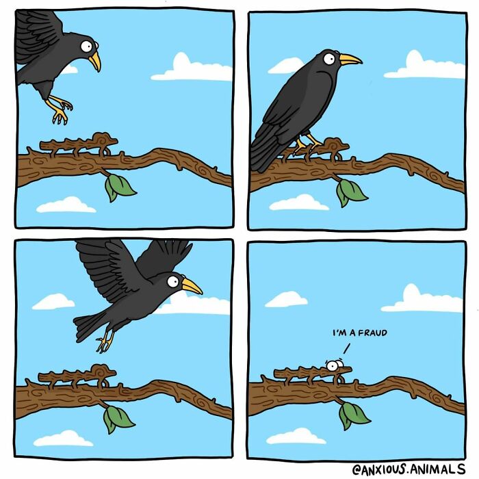 30 Funny And Relatable "Anxious Animals" Comics