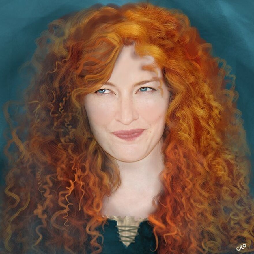 Kelly Macdonald As Merida From “Brave”