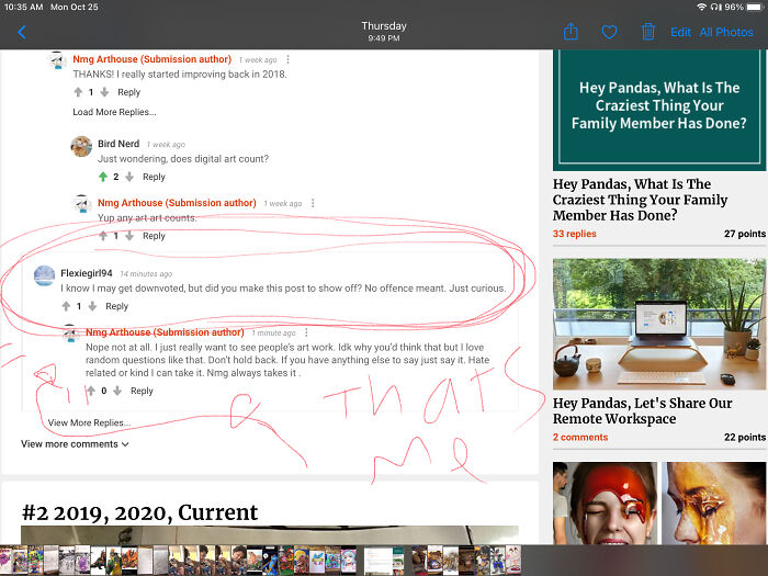 She Thought I Was Trying To Show Off My Artwork Because I Made An Art Challenge 🤣