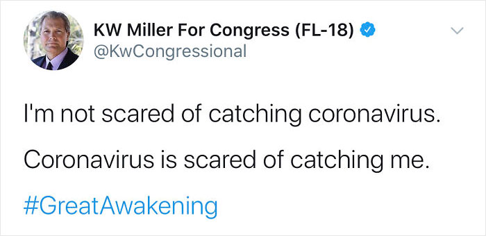 Coronavirus Is Scared Of Catching Me