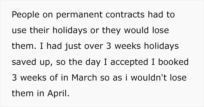 Company Doesn&rsquo;t Allow Employee To Take Their Vacation But Refuses To Pay For Them Too, So The Employee Reads The Contract And Finds A Malicious Solution