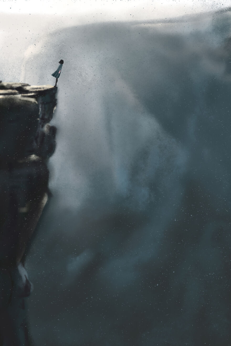 I Visualized Solitude Through Some Drawings