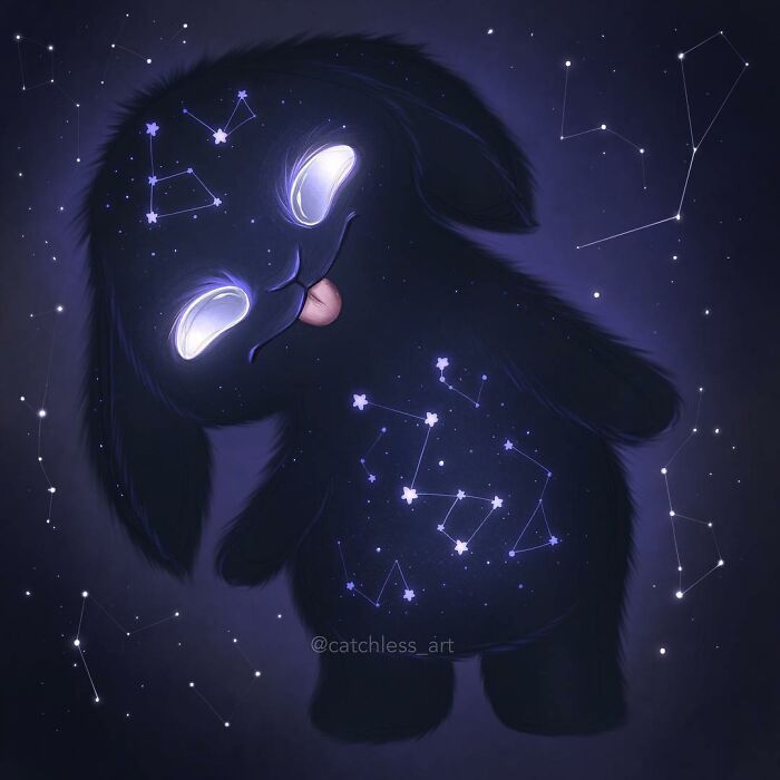 I Create Cute Glowing Monsters From Outer Space (28 Pics)