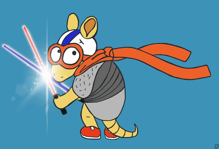 Widget Playing Beat Saber