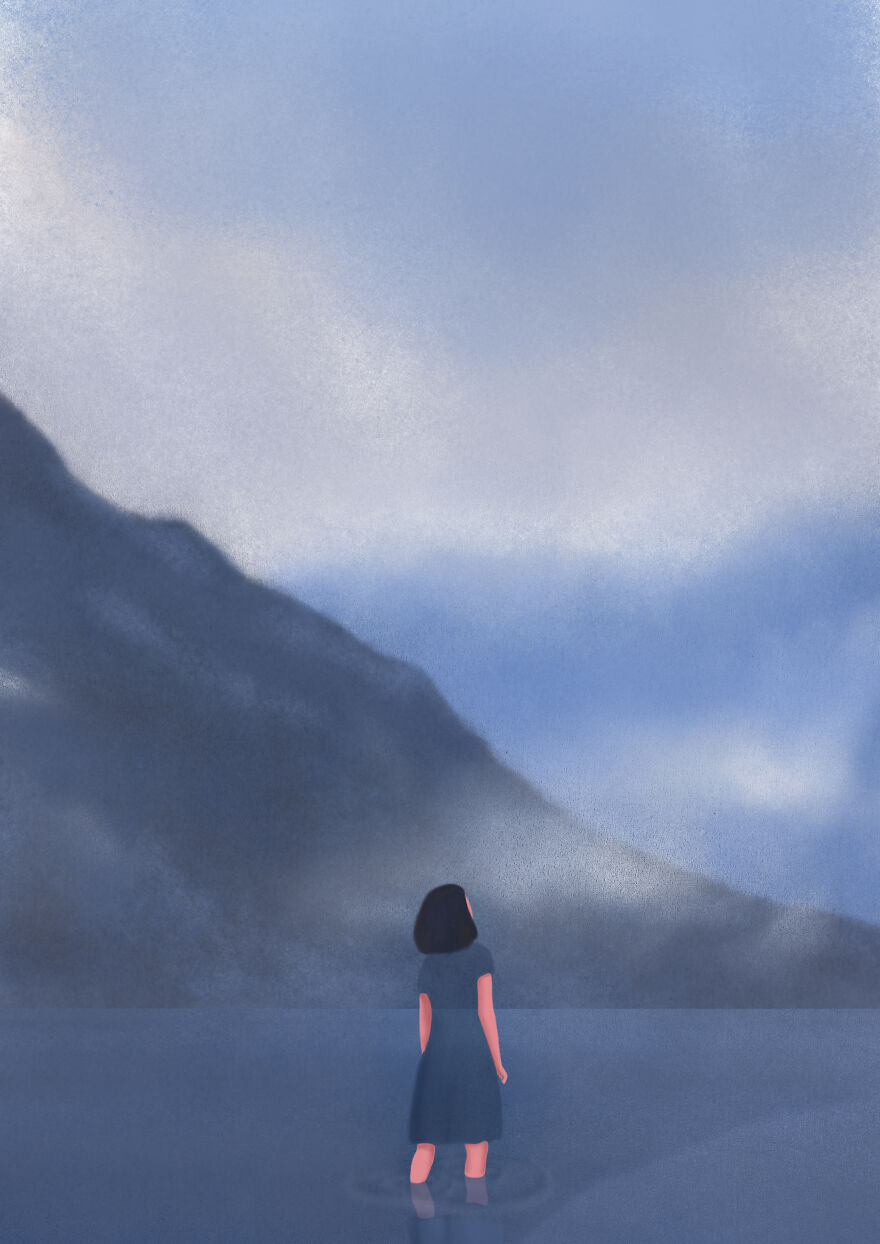 I Visualized Solitude Through Some Drawings