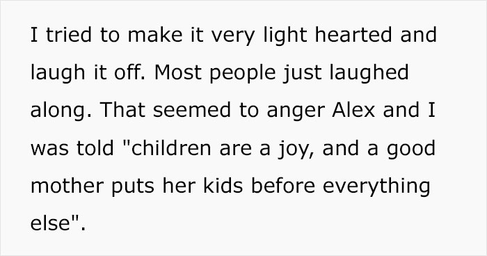 Woman Is Asked When She’s Having Kids, Replies With A Playful Joke, Gets Banned From Family Halloween Party Woman Is Asked When She’s Having Kids, Replies With A Playful Joke, Gets Banned From Family Halloween Party