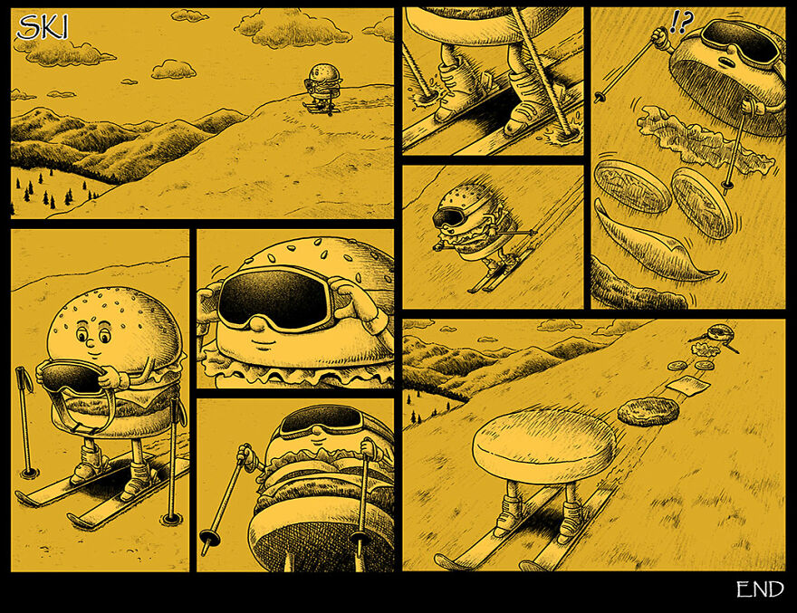 Taiwanese Illustrator Draws Horror Comics With Unexpected Twists (New Pics)