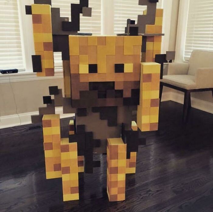 5 Years Ago, My Dad Made Me This Blaze Costume For Halloween. Honestly Was The Best Halloween Ever