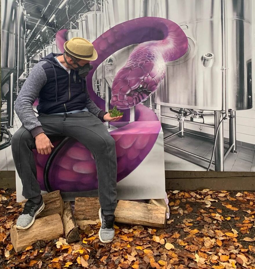 French Artist’s Realistic Graffiti Art That Seems To Jump Off The Wall (43 New Pics)