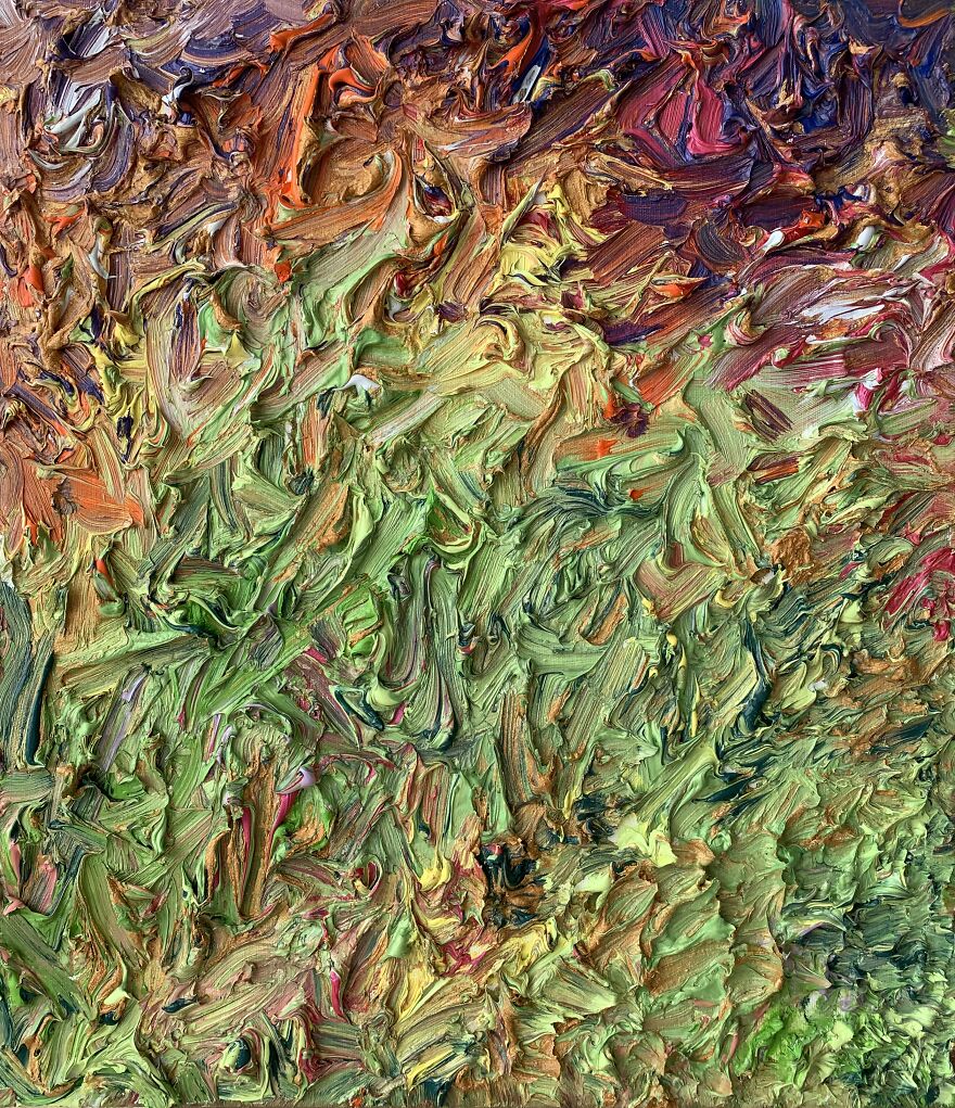 Paintings With Burning, Stunning Texture, Painted By Russian Artist Polina Zhadko (5 Pics) Paintings With Burning, Stunning Texture, Painted By Russian Artist Polina Zhadko (5 Pics)