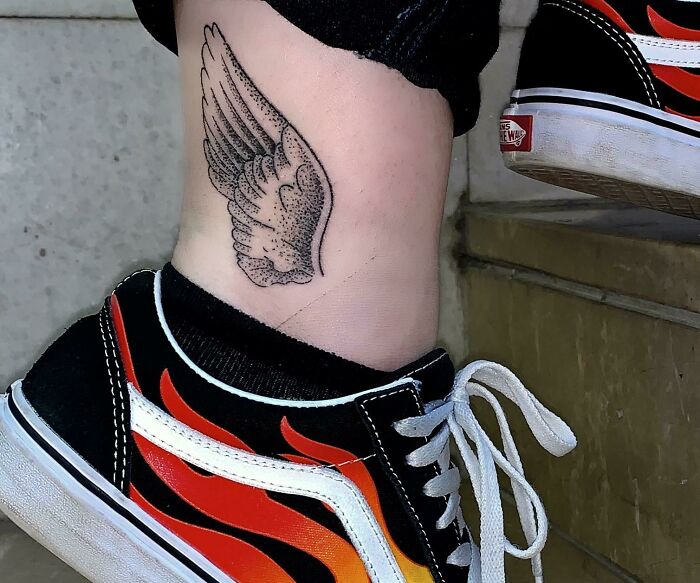 Mercury’s Wings (Talaria) By Barış At Barış Polat Tattoo Studio In Ankara, Turkey