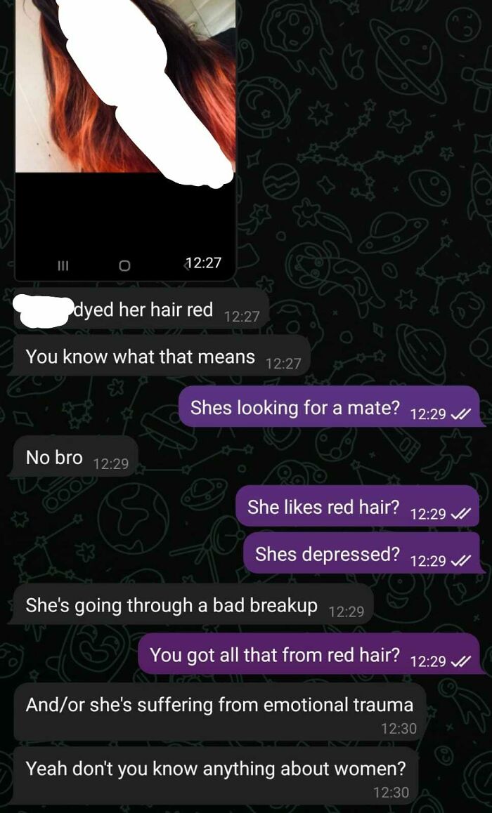 Ah Yes, A Womens Hairology Expert Over Here