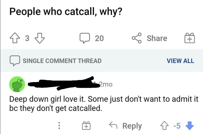 It's Depressing To See How Men Think Like This