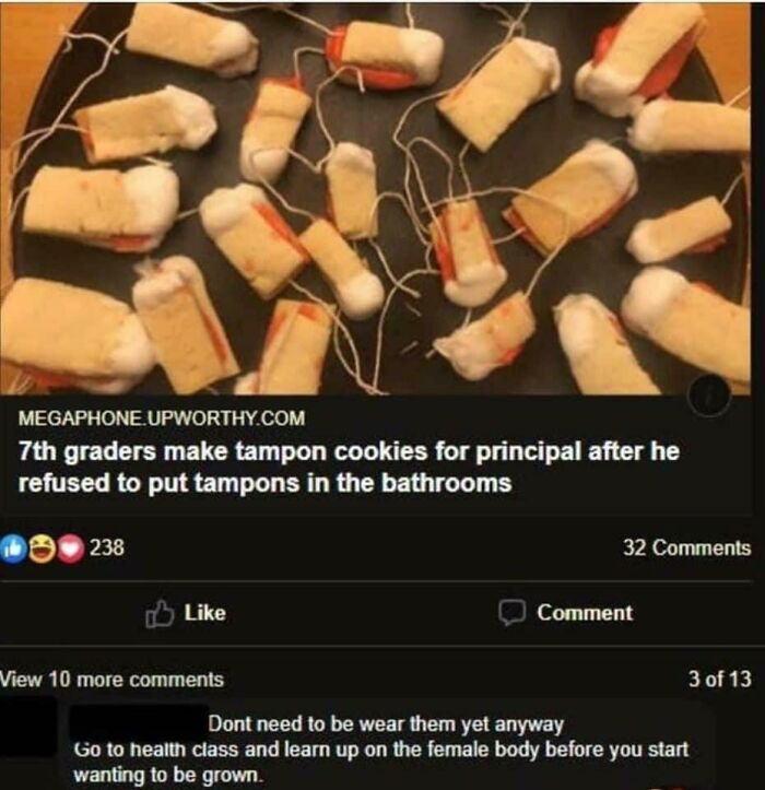 If You Listen In Healt Class, You Don’t Need Sanitary Products