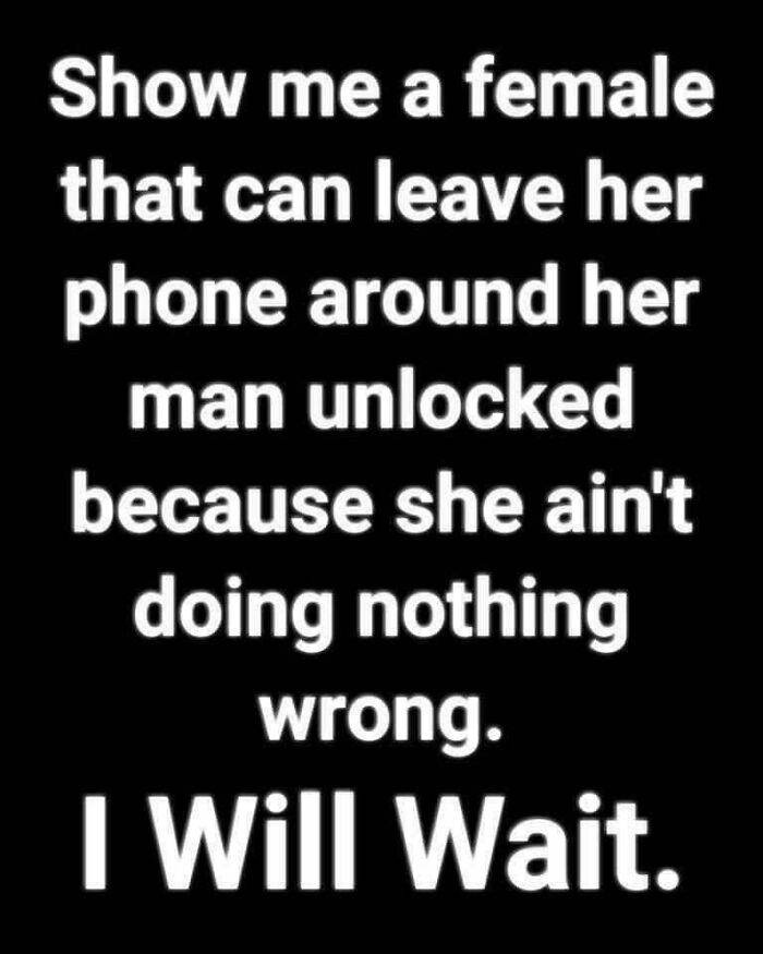 Because We Can’t Be Trusted