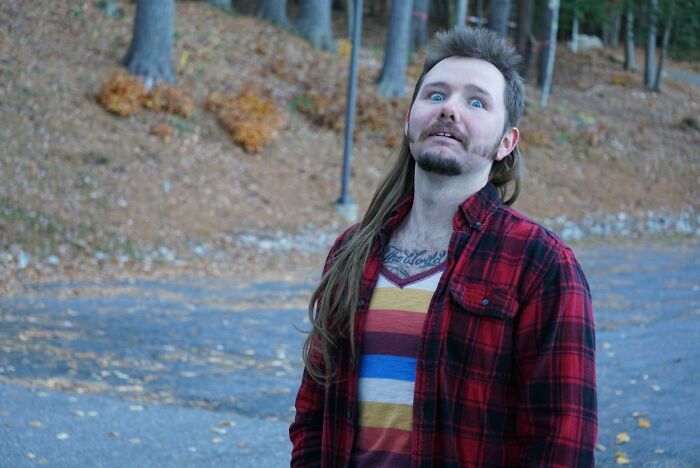 My Wife Let Me Use Her Hair Extensions And Maternity Shirt For My Last Minute Halloween Costume