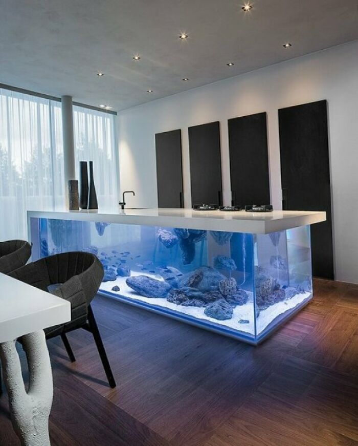 Kitchen Island Aquarium