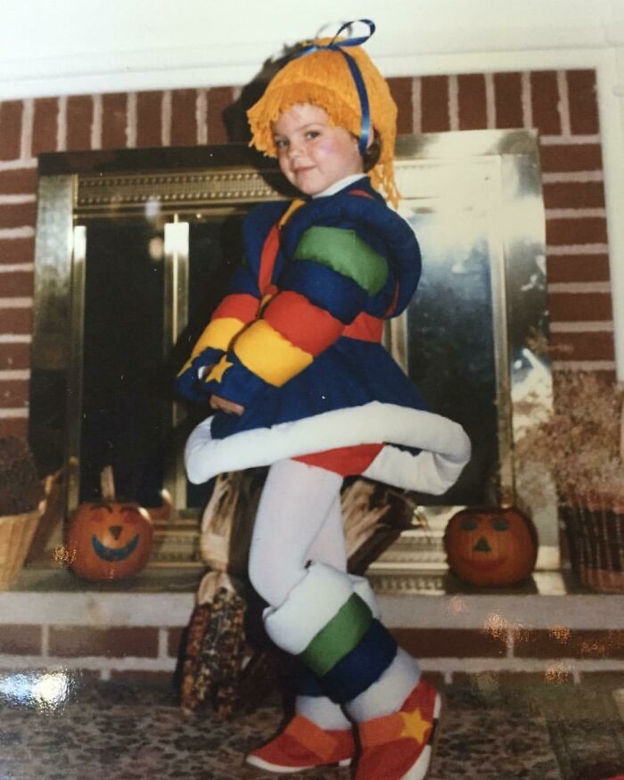 My Rainbow Brite Costume Made From Scratch By My Amazing Mom, 1986
