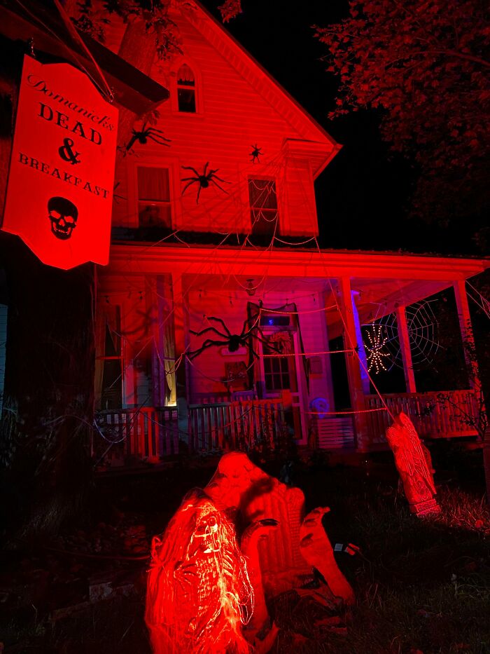 Our Goal Was To Beat The House Down The Street This Year, Even Though They Don’t Know It’s A Competition