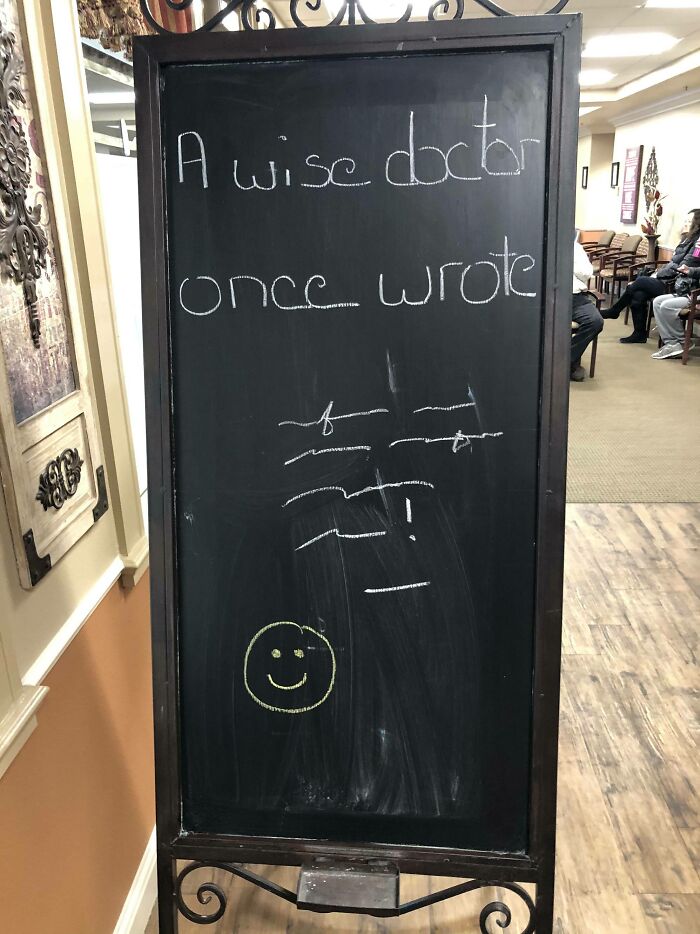 I Saw This At The Doctor’s Office Today