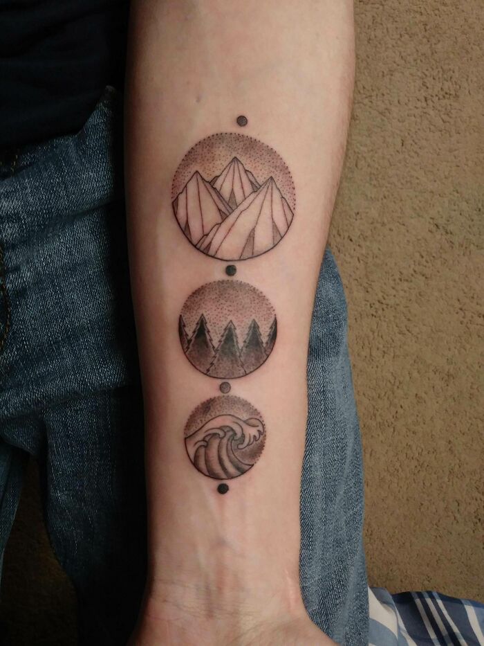 Minimalist Nature (My First Tattoo)