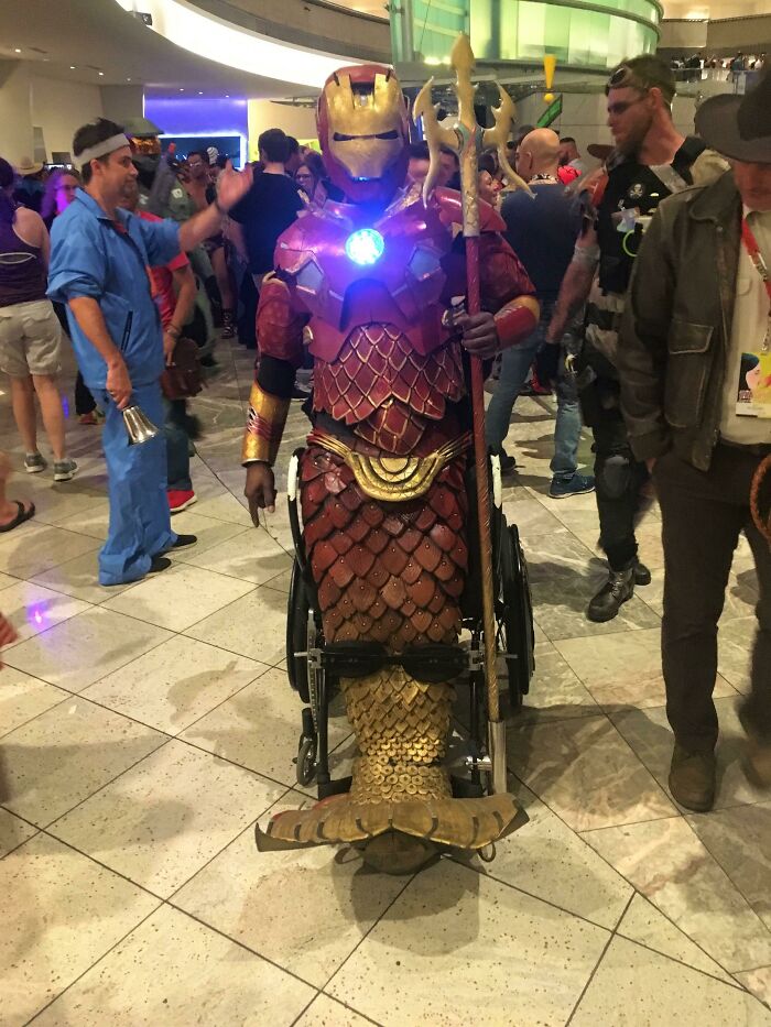 Fantastic Use Of His Stand Up Wheelchair