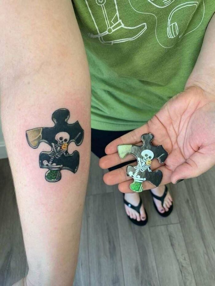 Spooky Halloween Tattoo