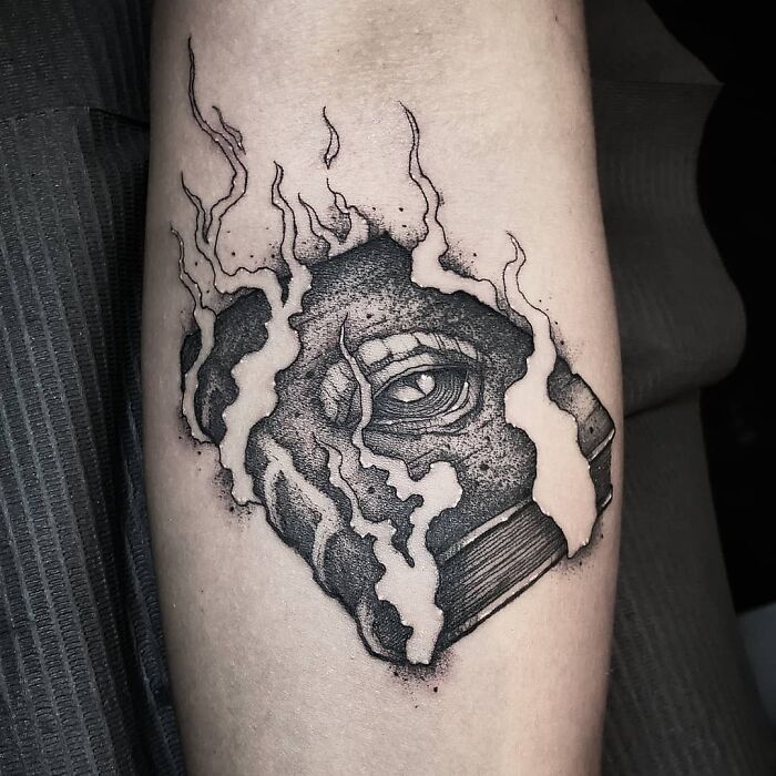 Spooky Halloween Tattoo