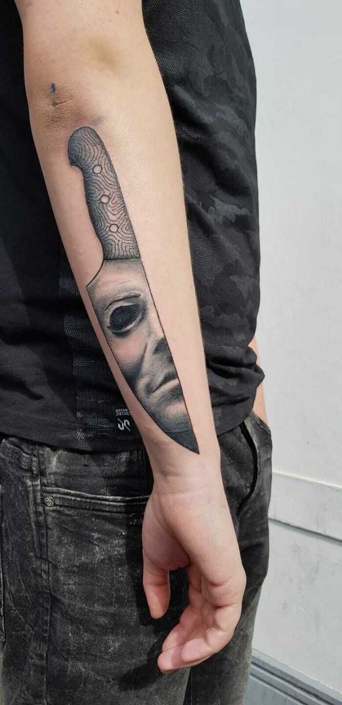 Spooky Halloween Tattoo