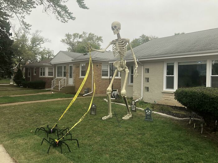 Marv Out Walking His Pet Spiders, Oogie And Boogie