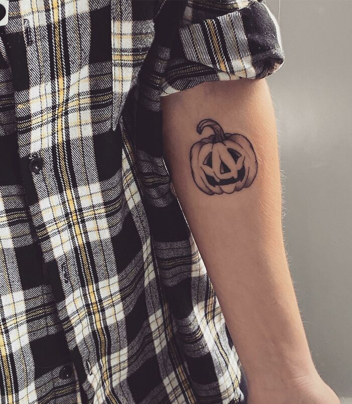 Spooky Halloween Tattoo