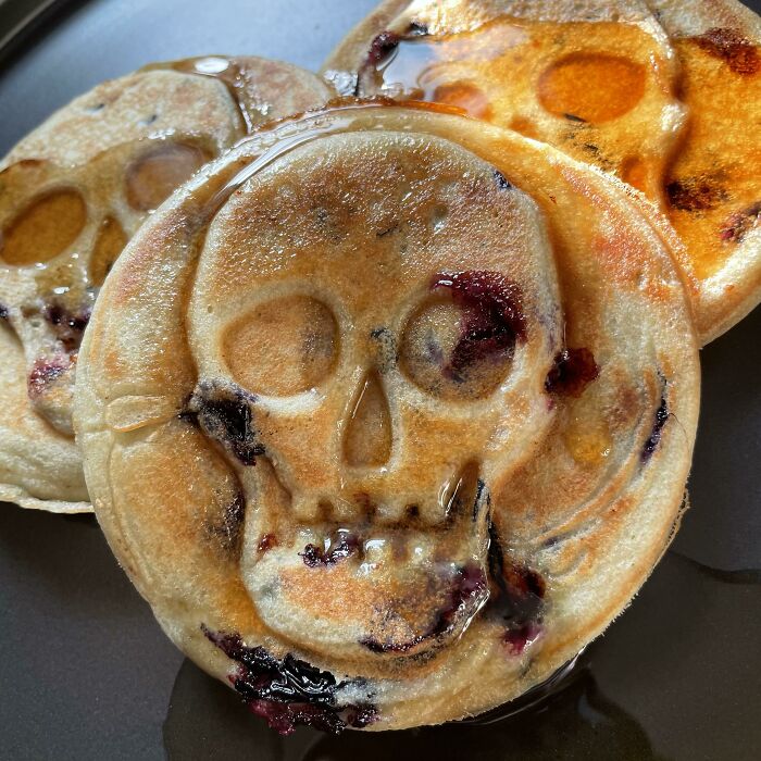 Blueberry And Blackberry Ricotta Waffles With Roasted Almond Maple Syrup