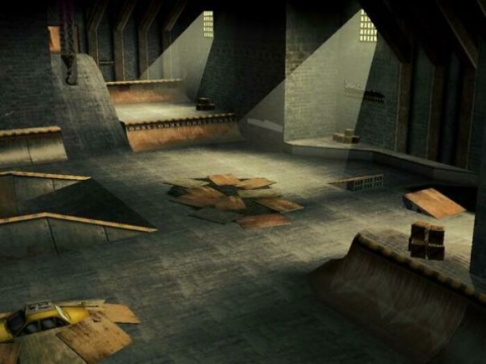 Tony Hawk's Pro Skater, N64. The Warehouse