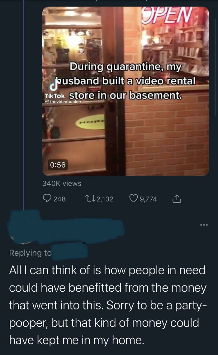 Dude Builds A Cool Lockdown Project, Eb Thinks That The Money He Spent Should Have Gone To Her