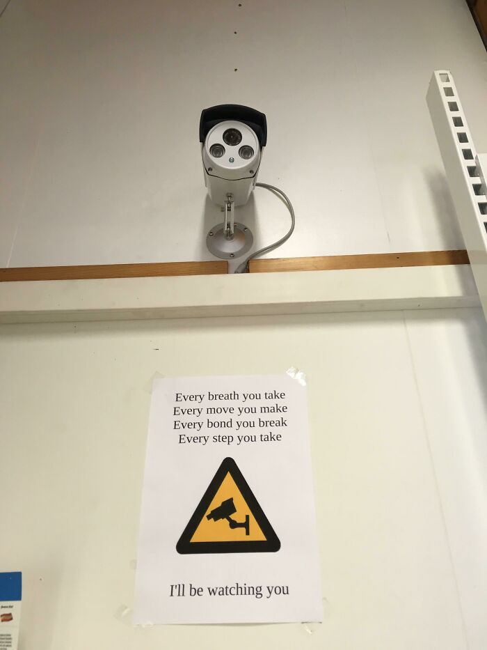 This Poster Under A Camera In Iceland