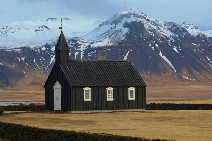 My Favorite Photo From My Trip To Snæfellnes Peninsula In Iceland Last March - Búdakirkja. Surreal To Be There In Person