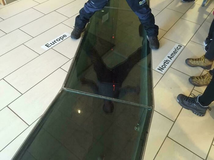 There Are Places In Iceland Where You Can Be Standing On The North American And European Tectonic Plates At The Same Time. This Rift Was From An Earthquake