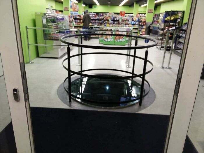 This Store In Reykjavik, Iceland Has A Well In The Middle Of It