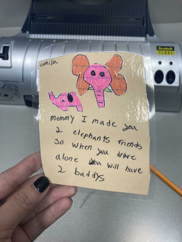 Got It Laminated To Replace My Air Freshener