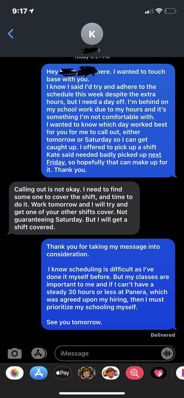 My Boss Hired Me For Part Time, Knowing My Full School Schedule- But Keeps “Accidentally” Scheduling Me 50 Hours A Week