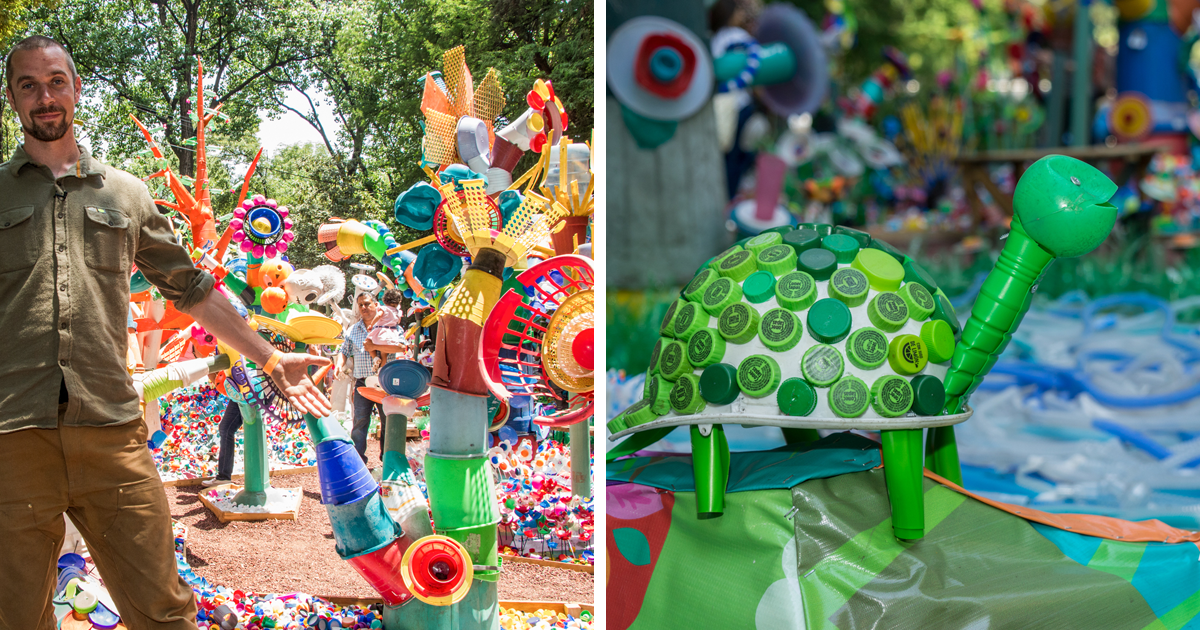 The Future Forest: We've Made A Forest Out Of 3 Tons Of Plastic In